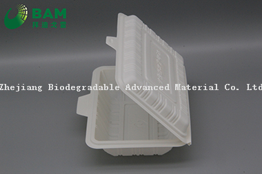 可降解、全生物降解的多隔室一次性塑料食品容器可堆肥的塔科食品容器 符合GB/T4806.7标准