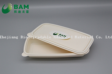 可降解、全生物降解的食品级一次性可堆肥的外卖食品煎饼包装容器 符合GB/T4806.7标准