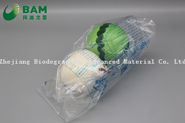 可持续包装可降解、全生物降解定制彩色印刷塑料超市购物食品包装袋水果/蔬菜/海鲜食品袋 符合GB/T4806.7标准