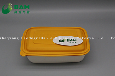 食品级可降解、全生物降解的可堆肥的外卖野营食品容器 符合GB/T4806.7标准